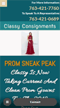 Mobile Screenshot of classyconsignmentsbridal.com